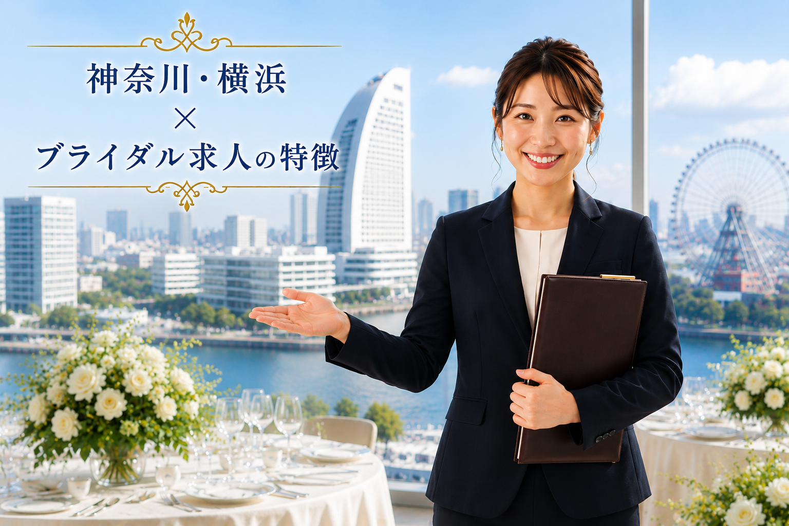 神奈川・横浜×ブライダル求人｜給与相場・人気エリア・職種・転職成功のポイントを解説